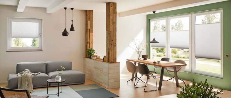 erfal Plissé ML in een stijlvol interieur