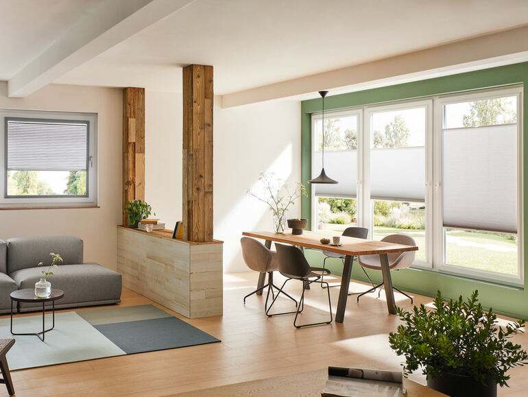 erfal Plissé E-SG50 in een stijlvol interieur